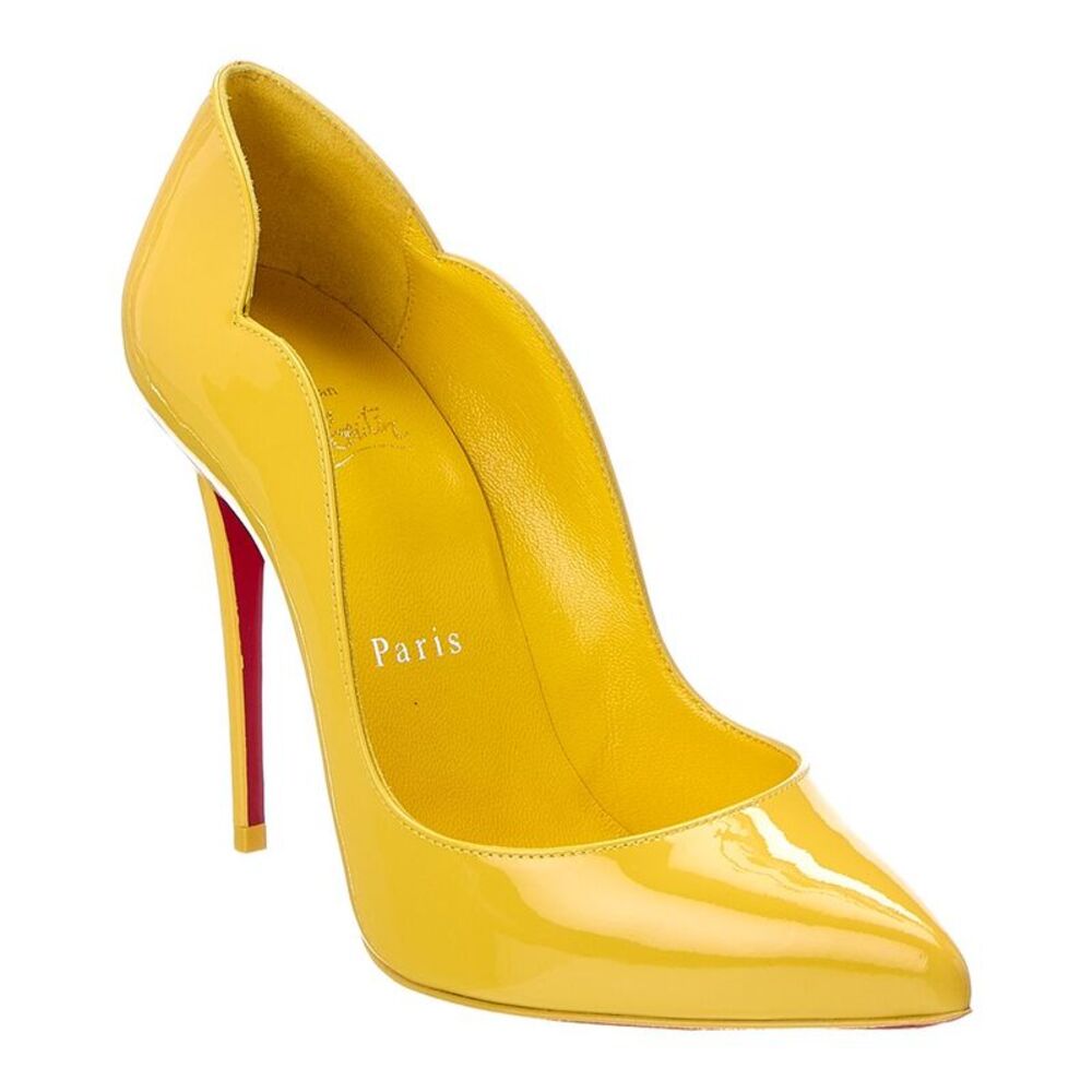 Christian Louboutin So Kate 100 Patent Pump, Yellow